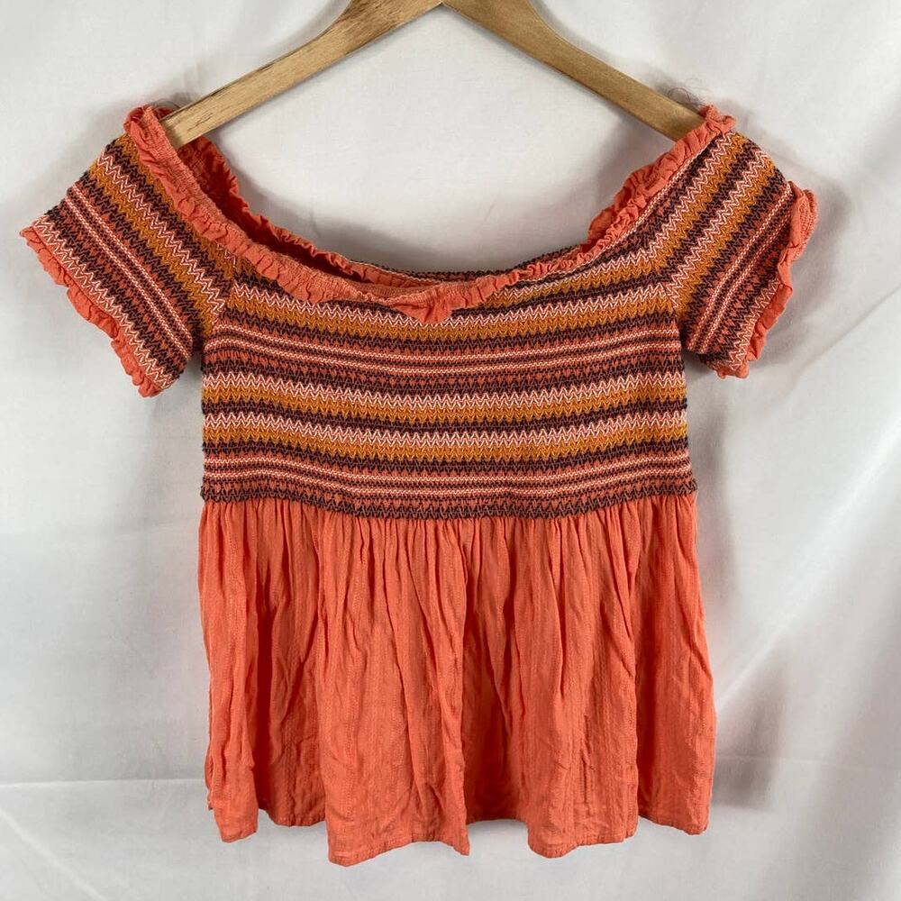 Coco + Jaimeson Francesca's Collection Smocked Top Medium